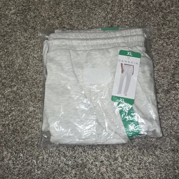 Danskin Scuba Pants Sweat Soft Cozy Lounge Plus Oatmeal Heather Variety Sizes - Picture 3 of 6